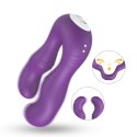 Podwójny wibrator lesbijski dla par 9 trybów 14cm Podwójny wibrator lesbijski dla par 9 trybów 14cm