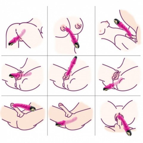 Wibrator do punktu g sex masażer 9 trybów 22 cm Wibrator do punktu g sex masażer 9 trybów 22 cm