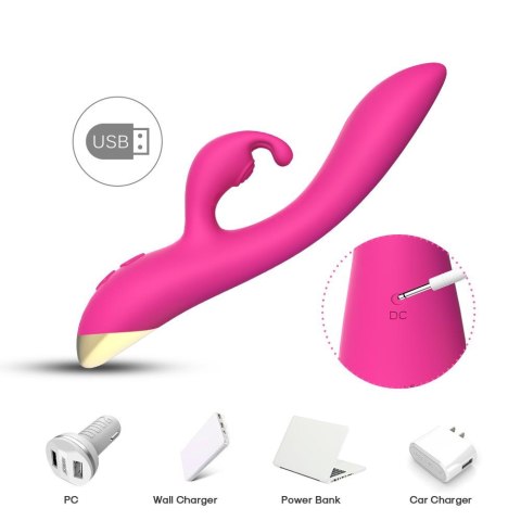 Wibrator króliczek masażer łechtaczki 22 cm 9 tryb Wibrator króliczek masażer łechtaczki 22 cm 9 tryb