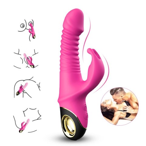 Wibrator króliczek pulsacyjny rotacja 22,7cm Wibrator króliczek pulsacyjny rotacja 22,7cm