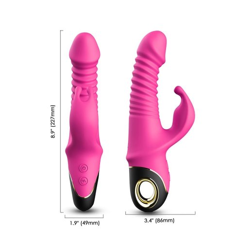 Wibrator króliczek pulsacyjny rotacja 22,7cm Wibrator króliczek pulsacyjny rotacja 22,7cm