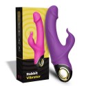 Wibrator królik z masażerem łechtaczki 22cm 9 tryb