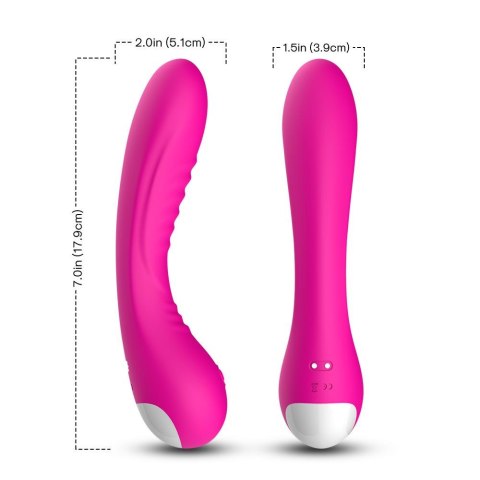 Wibrator punktu g masażer łechtaczki 18cm 9 trybów Wibrator punktu g masażer łechtaczki 18cm 9 trybów