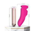 Wibrator punktu g na palec nakładka 9 trybów 11 cm Wibrator punktu g na palec nakładka 9 trybów 11 cm