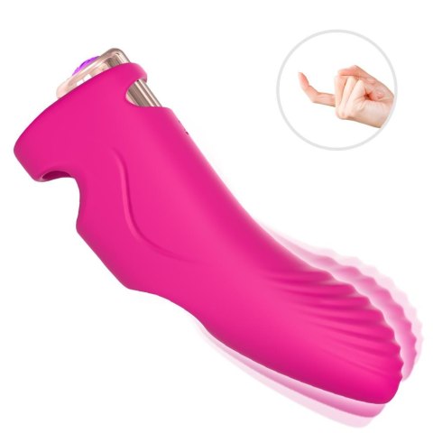 Wibrator punktu g na palec nakładka 9 trybów 11 cm Wibrator punktu g na palec nakładka 9 trybów 11 cm