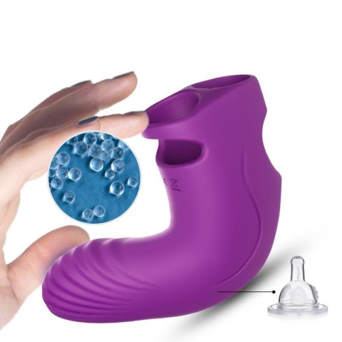 Wibrator punktu g na palec nakładka 9 trybów 11 cm Wibrator punktu g na palec nakładka 9 trybów 11 cm