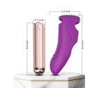 Wibrator punktu g na palec nakładka 9 trybów 11 cm Wibrator punktu g na palec nakładka 9 trybów 11 cm