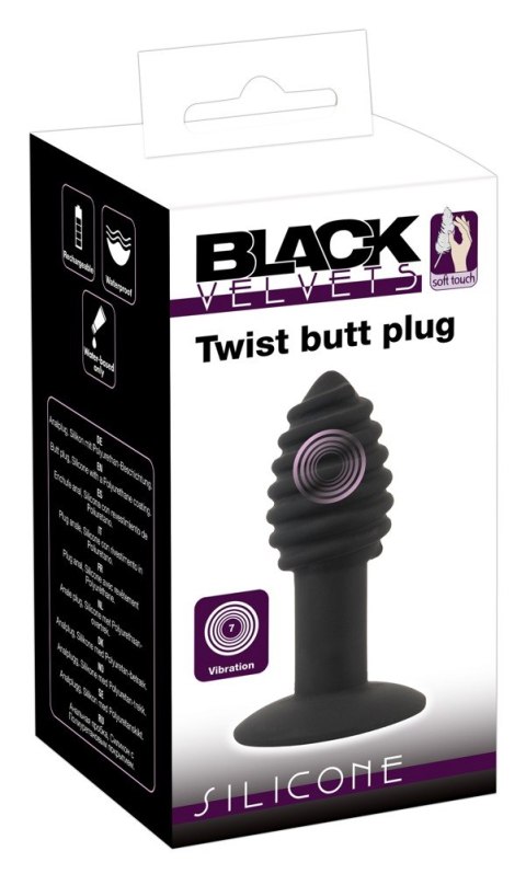 Black Velvets Twist butt plug Black Velvets Twist butt plug