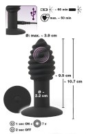 Black Velvets Twist butt plug Black Velvets Twist butt plug