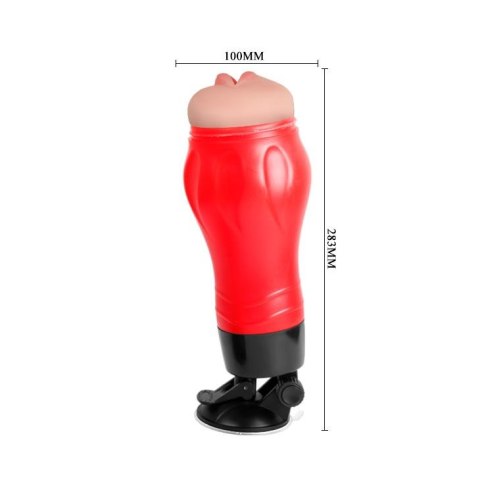 Realistyczny masturbator usta przyssawka 12trybów Realistyczny masturbator usta przyssawka 12trybów