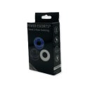 Ring-Donut Cockring 3 Pack-3 colors blue/clear/black Ring-Donut Cockring 3 Pack-3 colors blue/clear/black