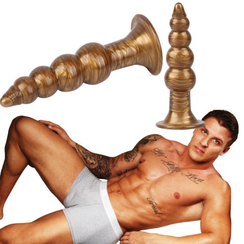 Dildo analne sonda kulkowa stożek sex korek 14cm Dildo analne sonda kulkowa stożek sex korek 14cm