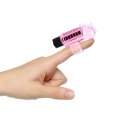 Wibrator mini na palec masażer łechtaczki różowy Wibrator mini na palec masażer łechtaczki różowy