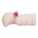 BAILE- Masturbator with vibrating ring, flesh-coloured BAILE- Masturbator with vibrating ring, flesh-coloured