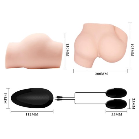 CRAZY BULL- THE REALISTIC Vagina And Anal, Vibration Double holes CRAZY BULL- THE REALISTIC Vagina And Anal, Vibration Double holes