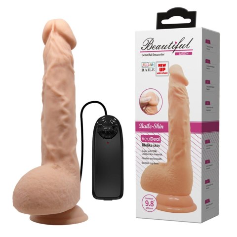 Sztuczny penis dildo realistyczne wibracje 24 cm Sztuczny penis dildo realistyczne wibracje 24 cm