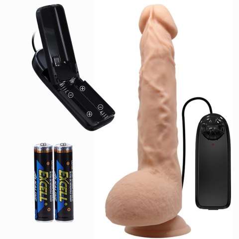 Sztuczny penis dildo realistyczne wibracje 24 cm Sztuczny penis dildo realistyczne wibracje 24 cm
