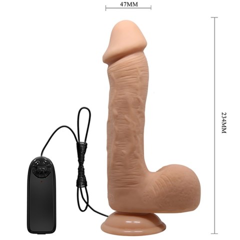 Sztuczny penis wibrujące dildo na pilota 23 cm Sztuczny penis wibrujące dildo na pilota 23 cm