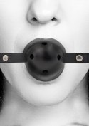 Breathable Ball Gag - With Bonded Leather Straps Breathable Ball Gag - With Bonded Leather Straps