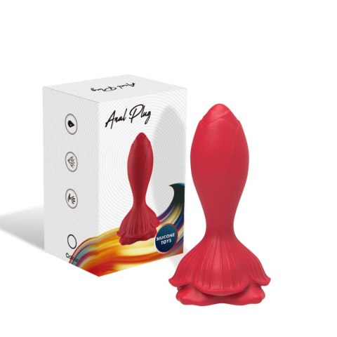 Korek analny z wibracją B - series Joy Rosenberg Red Korek analny z wibracją B - series Joy Rosenberg Red