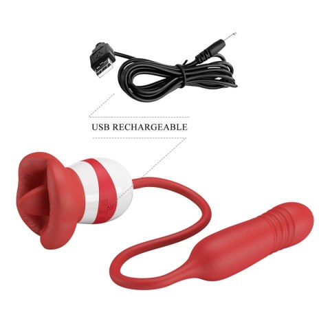 PRETTY LOVE - Ashlynn, 5 vibration functions 5 thrusting settings 5 licking settings PRETTY LOVE - Ashlynn, 5 vibration functions 5 thrusting settings 5 licking settings
