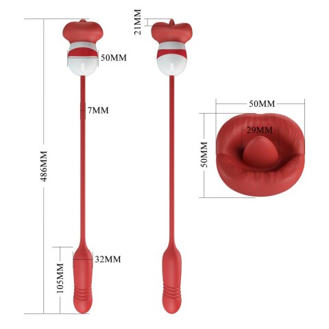 PRETTY LOVE - Ashlynn, 5 vibration functions 5 thrusting settings 5 licking settings PRETTY LOVE - Ashlynn, 5 vibration functions 5 thrusting settings 5 licking settings