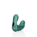 Beaded Vibrating Prostate Massager with Remote Control - Metallic Green Beaded Vibrating Prostate Massager with Remote Control - Metallic Green