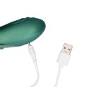 Bent Vibrating Prostate Massager with Remote Control - Metallic Green Bent Vibrating Prostate Massager with Remote Control - Metallic Green