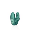 Bent Vibrating Prostate Massager with Remote Control - Metallic Green Bent Vibrating Prostate Massager with Remote Control - Metallic Green