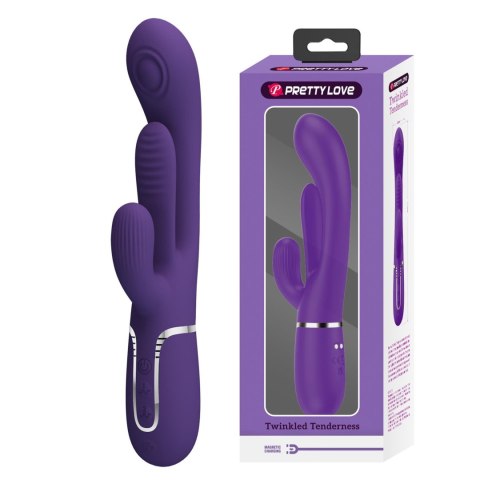Wibrator króliczek PRETTY LOVE - Shonia Dark Purple, Twinkled Tenderness, 7 thumping functions 7 vibration functions Wibrator króliczek PRETTY LOVE - Shonia Dark Purple, Twinkled Tenderness, 7 thumping functions 7 vibration functions