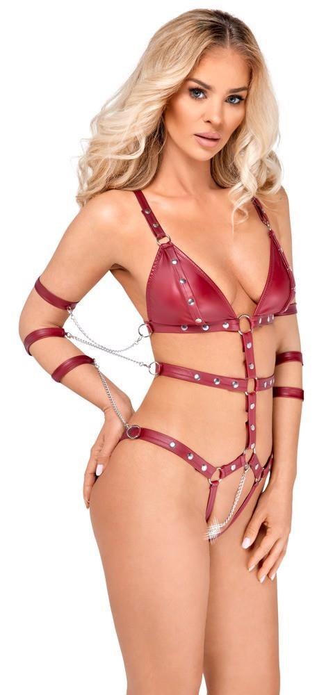 Bad Kitty Strap Body red L Bad Kitty Strap Body red L