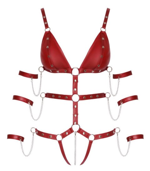 Bad Kitty Strap Body red L Bad Kitty Strap Body red L