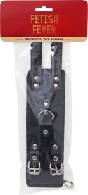 Fetish Fever - Cuffs with two buckles - Black Fetish Fever - Cuffs with two buckles - Black