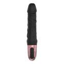 Power Escorts - Driller De Luxe Black - 21 Cm / 8.2 Inch Fat Silicone Realistic Vibrator Power Escorts - Driller De Luxe Black - 21 Cm / 8.2 Inch Fat Silicone Realistic Vibrator