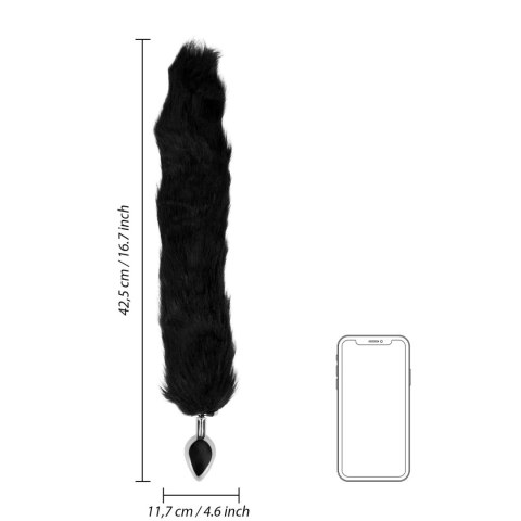 Fox Tail with Metal Butt Plug Fox Tail with Metal Butt Plug