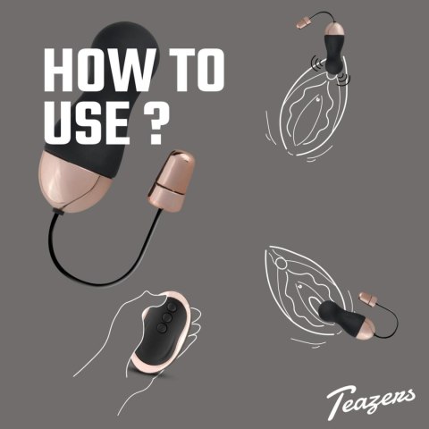 Teazers Vibrating Egg With Remote Control Teazers Vibrating Egg With Remote Control