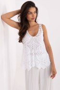 Bluzka Model MI-BZ-9006.75 White - Italy Moda Italy Moda Bluzka Model MI-BZ-9006.75 White - Italy Moda Italy Moda