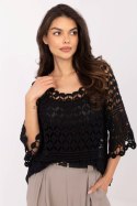 Bluzka Model MI-BZ-9007.77 Black - Italy Moda Italy Moda Bluzka Model MI-BZ-9007.77 Black - Italy Moda Italy Moda