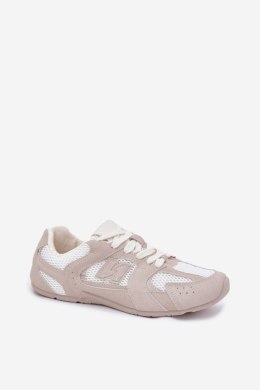 Buty Sportowe Model Dorella 897-4G White/Beige - Step in style Step in style