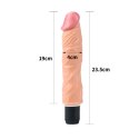 Elastyczny wibrator wyżyłowany długi 19 cm