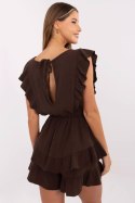 Kombinezon Model MI-KO-62106.88 Dark Brown - Italy Moda Italy Moda Kombinezon Model MI-KO-62106.88 Dark Brown - Italy Moda Italy Moda