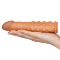 Latynoska nakładka na prącie z wypustkami 17,5 cm Latynoska nakładka na prącie z wypustkami 17,5 cm