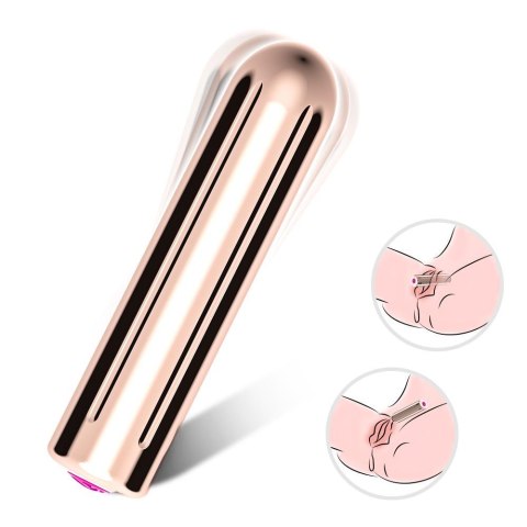 Mały mini masażer stymulator łechtaczki 9 tryb 8cm Mały mini masażer stymulator łechtaczki 9 tryb 8cm