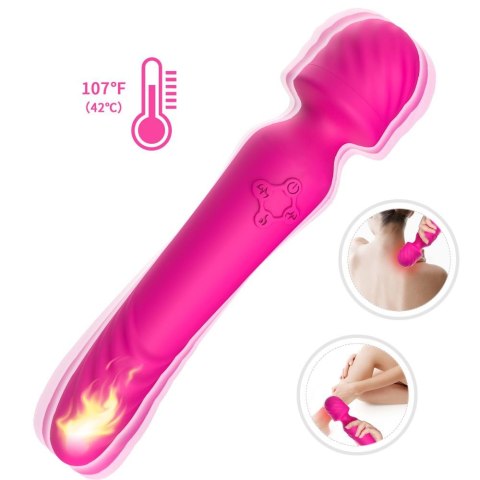 Masażer łechtaczki podgrzewany wibrator 22cm 9tryb Masażer łechtaczki podgrzewany wibrator 22cm 9tryb