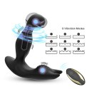 Masażer prostaty wibracje rotacja 9+5 trybów 13 cm Masażer prostaty wibracje rotacja 9+5 trybów 13 cm