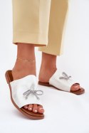Sandał Klapki Model Norela 25SD35-8781 Silver - Step in style Step in style