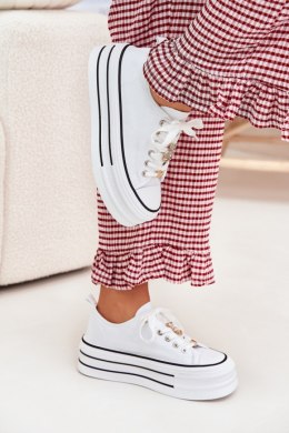 Trampki Model Fiorina 890-4B White - Step in style Step in style