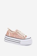 Trampki Model Melina 806-4D Pink - Step in style Step in style Trampki Model Melina 806-4D Pink - Step in style Step in style