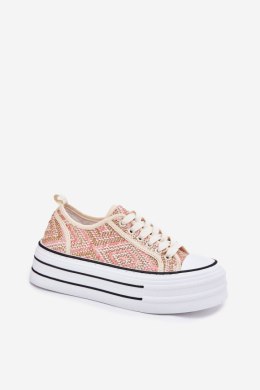Trampki Model Melina 806-4D Pink - Step in style Step in style