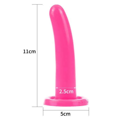 Dildo do strap-ona zabawy analne silikonowy 11 cm Dildo do strap-ona zabawy analne silikonowy 11 cm